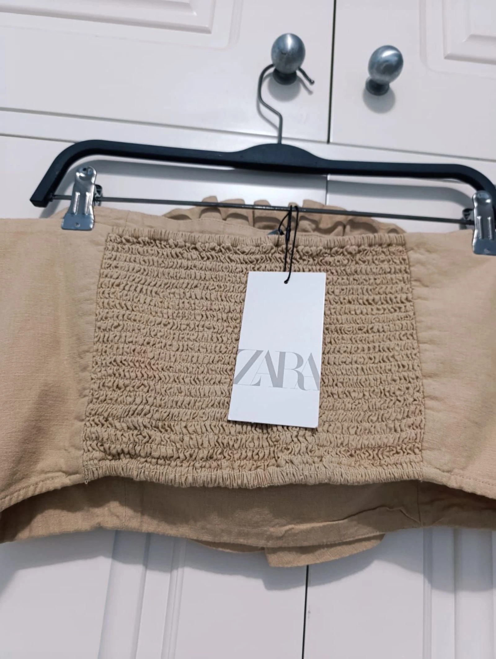 Top Zara linho rosa grande tamanho XXL – photo 3